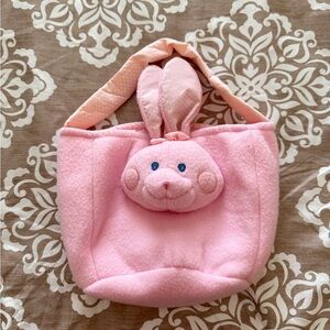 Pink Bunny Kids Easter Basket